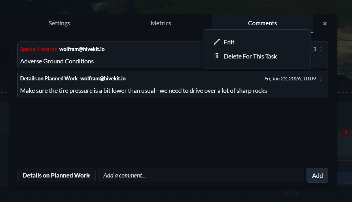 Comment Edit