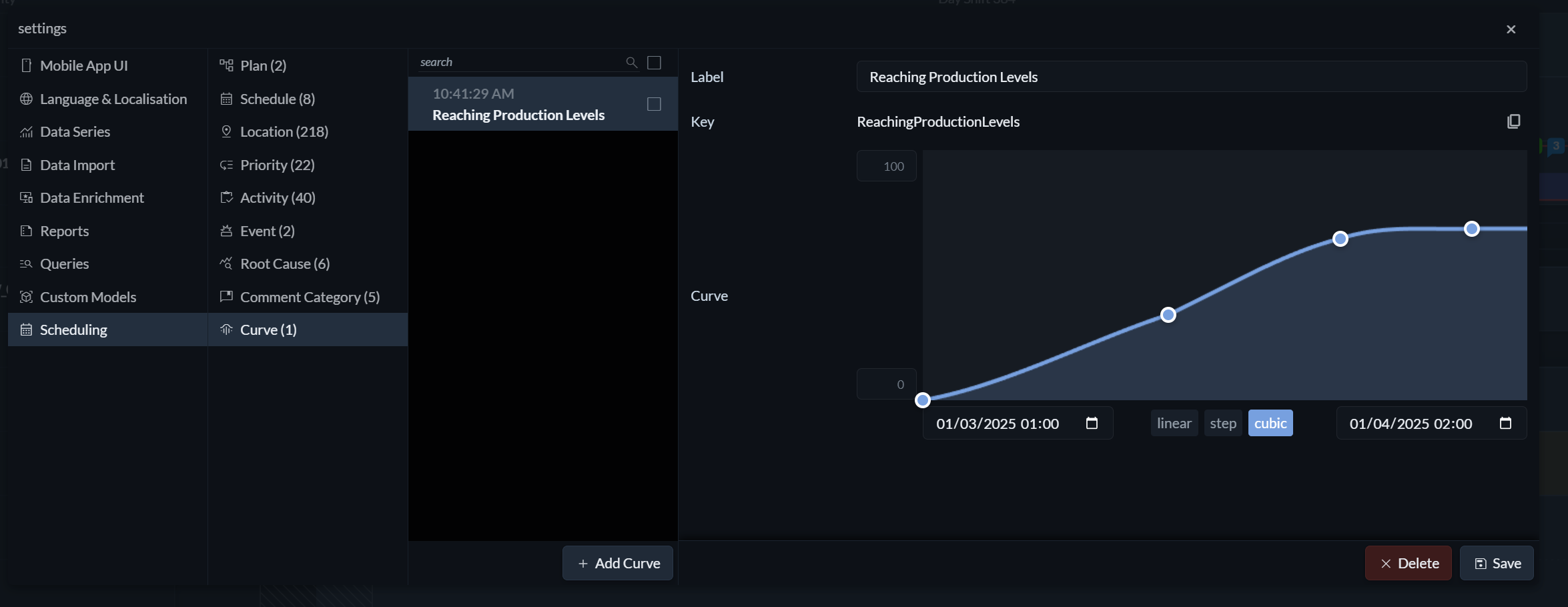 Curve Editor