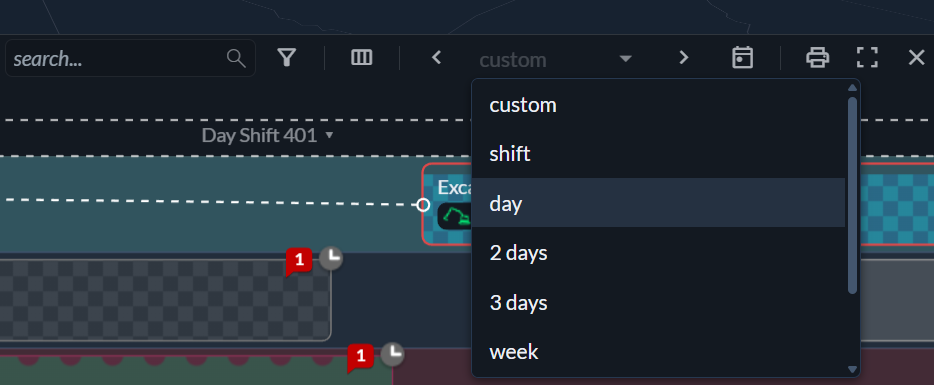 Time Span Control